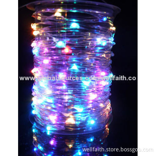 Waterproof Flexible LED Copper Silver Rice String Light, 110/220V Voltage, 2, 5, 10, 20, 30m Length
